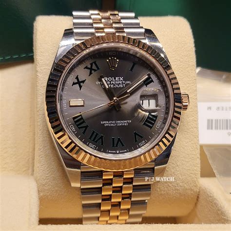 rolex datejust 41 roman numerals jubilee